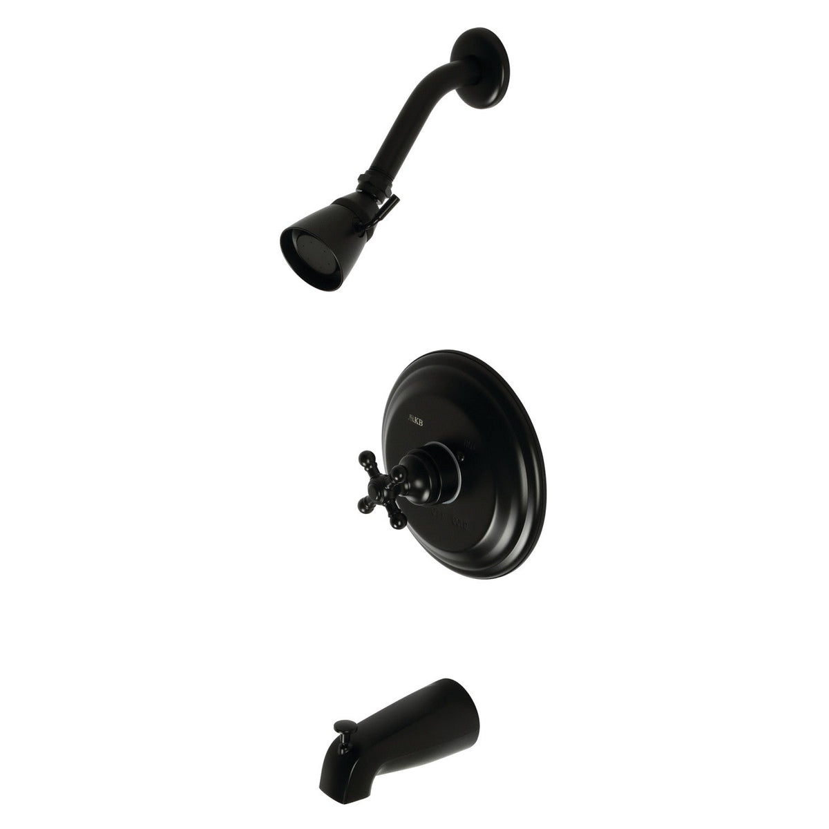Metropolitan Single-Handle Pressure Balanced Tub and Shower Faucet, Matte Black