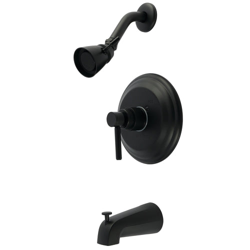 Concord Single-Handle Pressure Balanced Tub and Shower Faucet, Matte Black