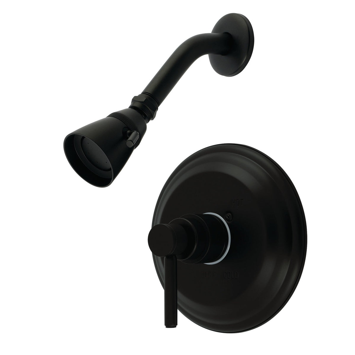 Concord Single-Handle Pressure Balanced Shower Faucet, Matte Black