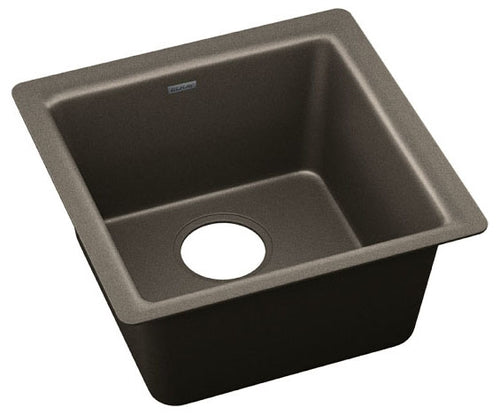 Elkay Quartz Classic 15-3/4" x 15-3/4" Single Bowl Dual Mount Bar Sink