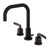 Centurion Two-Handle 3-Hole Deck Mount Widespread Bathroom Faucet with Brass Pop-Up, Oil Rubbed Bronze