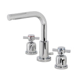 Concord Two-Handle 3-Hole Deck Mount Widespread Bathroom Faucet with Brass Pop-Up, Polished Chrome