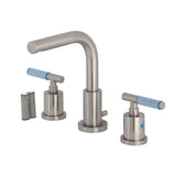 Verona Widespread Bathroom Faucet with Brass Pop-Up, Brushed Nickel