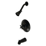 Metropolitan Single-Handle Pressure Balanced Tub and Shower Faucet, Matte Black