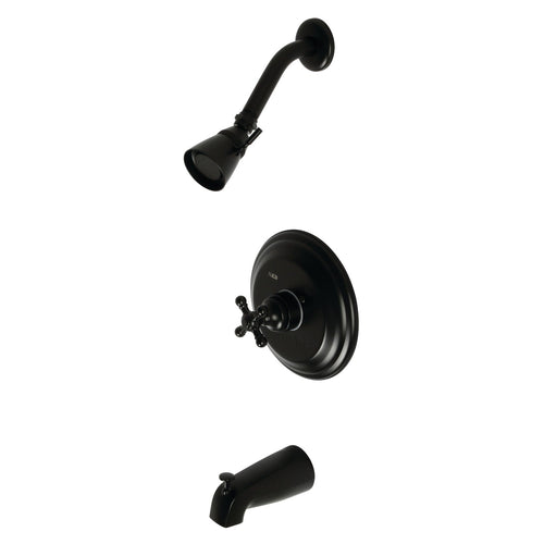 Metropolitan Single-Handle Pressure Balanced Tub and Shower Faucet, Matte Black