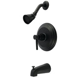 Concord Single-Handle Pressure Balanced Tub and Shower Faucet, Matte Black