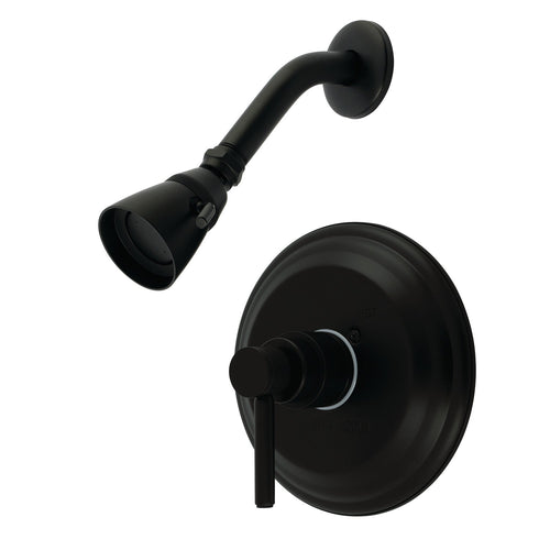 Concord Single-Handle Pressure Balanced Shower Faucet, Matte Black