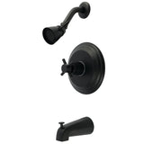 Concord Single-Handle Pressure Balanced Tub and Shower Faucet, Matte Black
