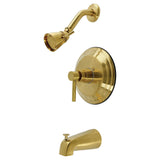 Concord Single-Handle Pressure Balanced Tub and Shower Faucet, Brushed Brass