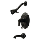 NuvoFusion Single-Handle Pressure Balanced Tub and Shower Faucet, Matte Black
