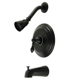 American Classic Single-Handle Pressure Balanced Tub and Shower Faucet, Matte Black