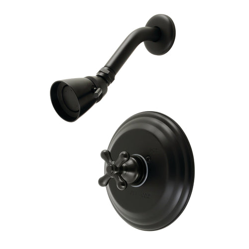 Restoration Single-Handle Pressure Balanced Shower Faucet, Matte Black