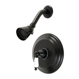 Restoration Single-Handle Pressure Balanced Shower Faucet, Matte Black