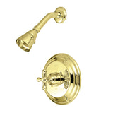 Restoration Single-Handle Pressure Balanced Shower Faucet, Polished Brass