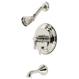 NuvoFusion Single-Handle Pressure Balanced Tub and Shower Faucet, Polished Nickel