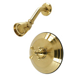 Restoration Single-Handle Pressure Balanced Shower Faucet, Brushed Brass
