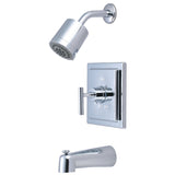 Manhattan Single-Handle Pressure Balanced Tub and Shower Faucet, Polished Chrome