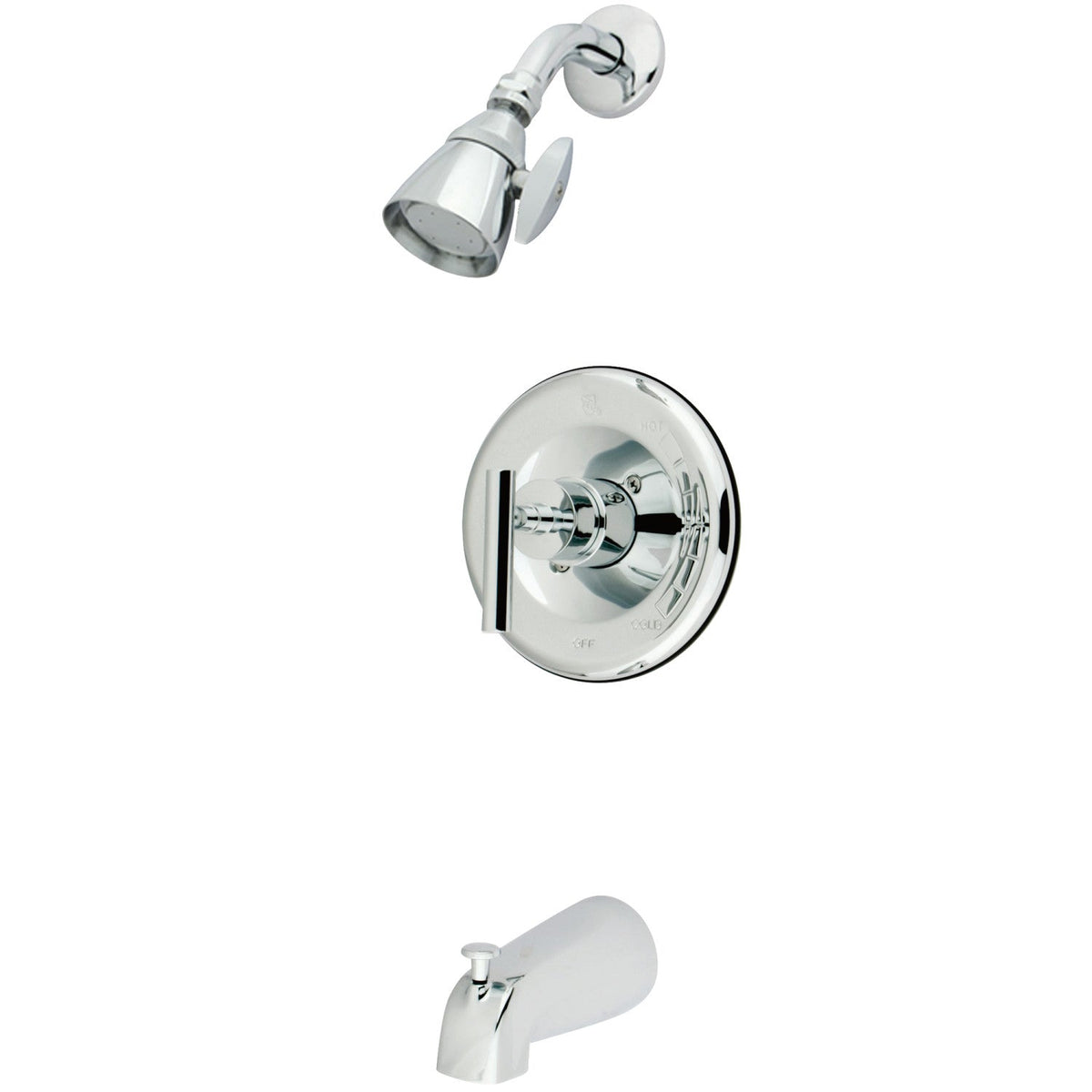 Manhattan Single-Handle Pressure Balanced Tub and Shower Faucet, Polished Chrome