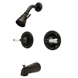 Vintage Double-Handle Pressure Balanced Tub and Shower Faucet, Oil Rubbed Bronze