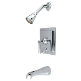Metropolitan Single-Handle Pressure Balanced Tub and Shower Faucet, Polished Chrome