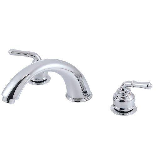 Magellan Two-Handle 3-Hole Deck Mount Roman Tub Faucet, Polished Chrome