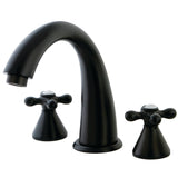 Naples Two-Handle 3-Hole Deck Mount Roman Tub Faucet, Oil Rubbed Bronze