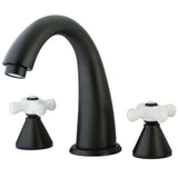 Naples Two-Handle 3-Hole Deck Mount Roman Tub Faucet, Oil Rubbed Bronze