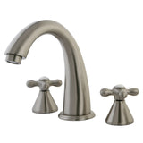 Naples Two-Handle 3-Hole Deck Mount Roman Tub Faucet, Brushed Nickel