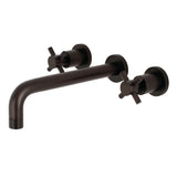 Concord Two-Handle 3-Hole Wall Mount Tub Faucet, Oil Rubbed Bronze