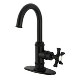 Hamilton One-Handle 1-Hole Deck Mount Bar Faucet, Matte Black