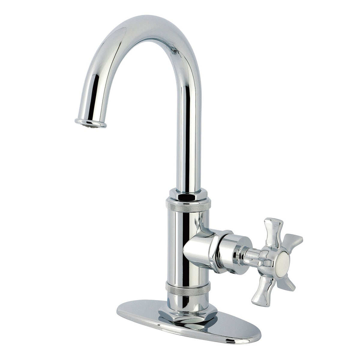 Hamilton One-Handle 1-Hole Deck Mount Bar Faucet, Polished Chrome