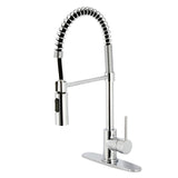 Concord Single-Handle 1-Hole Deck Mount Pre-Rinse Kitchen Faucet, Polished Chrome