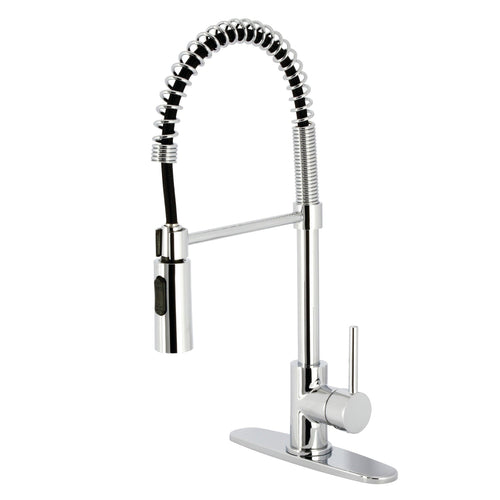 Concord Single-Handle 1-Hole Deck Mount Pre-Rinse Kitchen Faucet, Polished Chrome