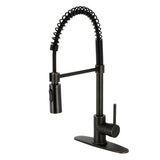 Concord Single-Handle 1-Hole Deck Mount Pre-Rinse Kitchen Faucet, Naples Bronze