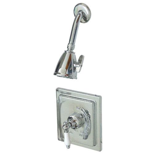 Victorian Single-Handle Pressure Balanced Shower Faucet, Polished Chrome