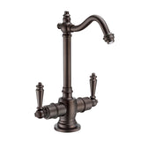 Point of Use Instant Hot/Cold Water Drinking Faucet with Traditional Swivel Spout, Oil Rubbed Bronze