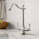 Point of Use Instant Hot/Cold Water Drinking Faucet with Traditional Swivel Spout, Polished Nickel - view 5