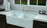 Vintage III Plus Bridge Faucet with Long Traditional Swivel Spout, Cross Handles and Solid Brass Side Spray, Polished Nickel - view 2