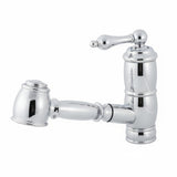 Vintage III Plus single hole, single lever faucet with a pull-out spray head, Polished Chrome - view 2
