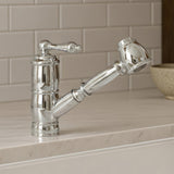Vintage III Plus single hole, single lever faucet with a pull-out spray head, Polished Chrome - view 3