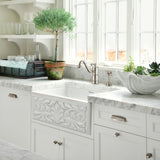 Vintage III Plus single lever faucet with traditional swivel spout and solid brass side spray, Polished Nickel