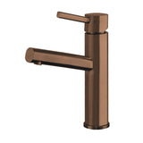 Waterhaus Lead-Free Solid Stainless Steel Single lever Elevated Lavatory Faucet, Brushed Stainless Steel - view 6