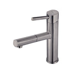 Waterhaus Solid Stainless Steel, Single Hole, Single Lever Kitchen Faucet with Pull-Out Head (WHS1394-PSK), Gunmetal - view 2