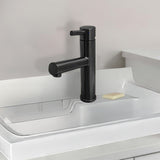 Waterhaus Solid Stainless Steel, Single Hole, Single Lever Kitchen Faucet with Pull-Out Head (WHS1394-PSK-MBLK), Matte Black - view 4