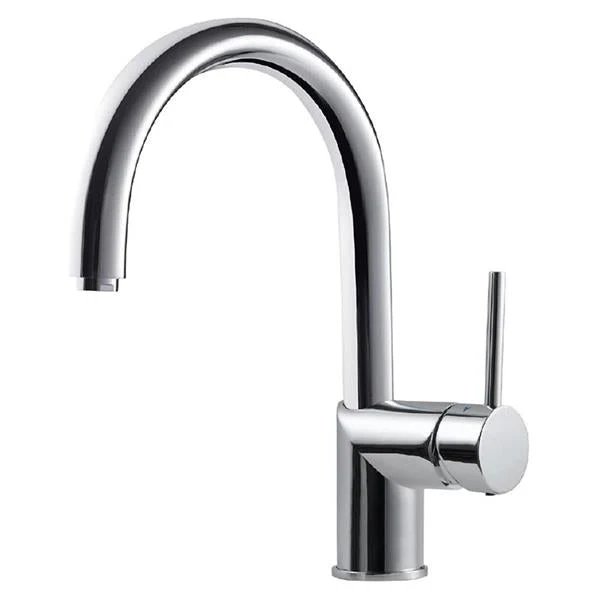 Gal Bar Faucet with High Rotating Spout in Polished Chrome
