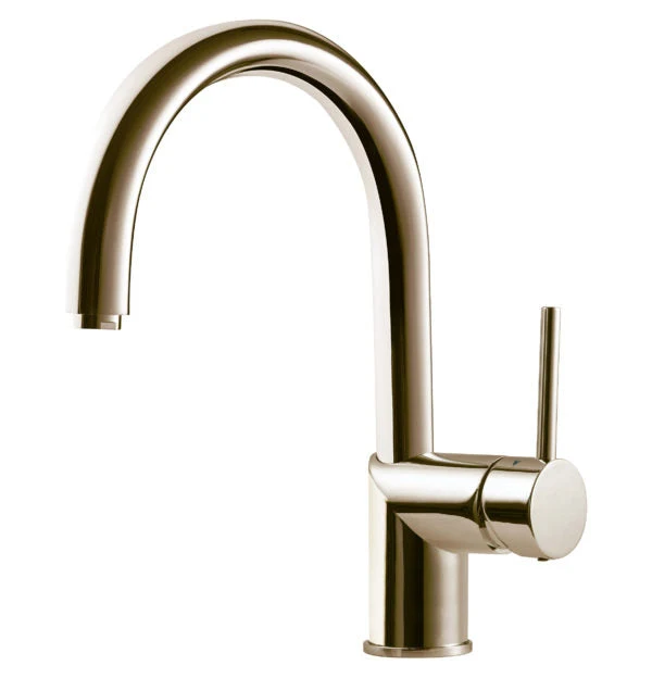 Gal Bar Faucet with High Rotating Spout in Polished Nickel