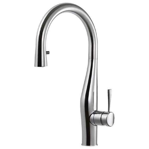 Imagine Dual Function Hidden Pull Down Kitchen Faucet in Polished Chrome