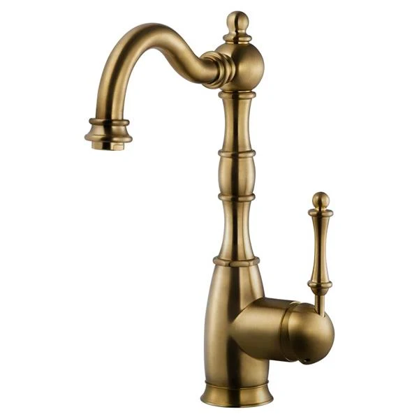 Nottingham Traditional Brass Bar Faucet in Polished Nickel