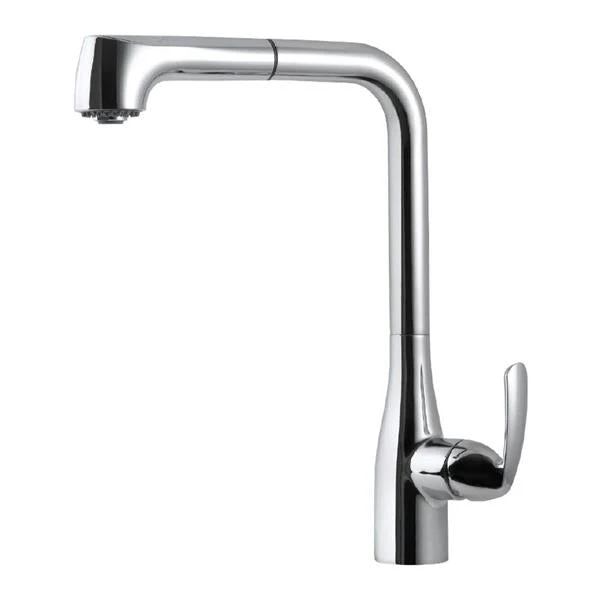 Quantum Dual Function Pull Out Kitchen Faucet in Brushed Brass