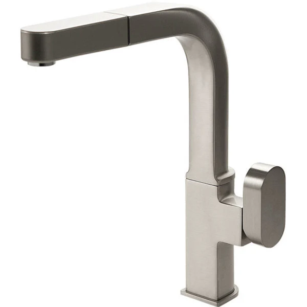 Revel Single Function Pull Out Kitchen Faucet in Brushed Brass